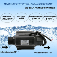 Pompe à eau électrique à grand débit 12V/24V sans balais pour pipeline d'eau