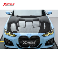 Capot Moteur Avant Léger en Fibre de Carbone Brillant XTREME pour BMW G22 G23 G26 420i 430i M440i (2020-2029)