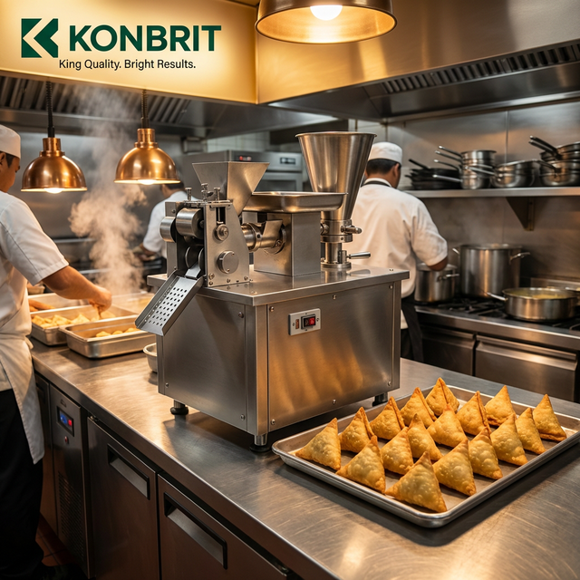 Cheap Price Automatic Samosa Dumpling Empanada Machine with Motor for Restaurant Use Food Grade Stainless Steel