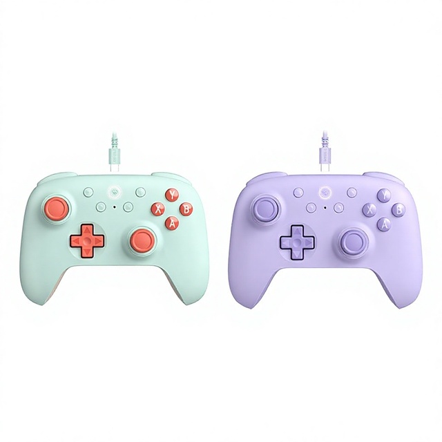 8BitDo Orion Youth 2nd Generation Wired Controller for Android PC and Steam with Hall-Effect Joysticks ABS Material