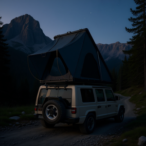 Tente de toit D0100HRI0X6 pour 2-3 personnes, coque rigide, imperméable, pour camping en voiture, Jeep, SUV, camion, avec échelle - Product Image 2