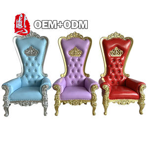 OEM ODM ha personalizzato la nuova coperta del filato del partito <span class=keywords><strong>della</strong></span> sedia del trono <span class=keywords><strong>della</strong></span> <span class=keywords><strong>regina</strong></span> del salone di alta qualità sofà dell'hotel di nozze - Product Image 4