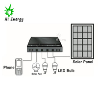 Système d'énergie solaire portable HiEnergy Mini ventilateurs solaires 12V DC rechargeables avec panneau solaire et port USB
