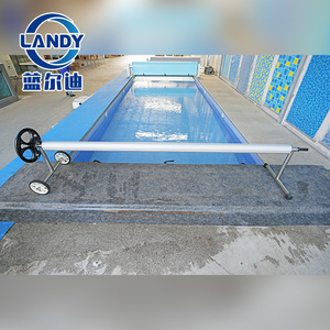 เครื่องม้วนเก็บผ้าคลุมสระว่ายน้ำ Landy ทำจากอลูมิเนียมอัลลอย รับน้ำหนักได้ 50 กก. แบบม้วนมือ สำหรับสระว่ายน้ำ - Product Image 3