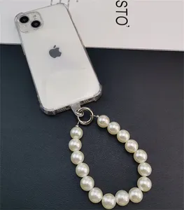 Lanière de téléphone portable de luxe coréenne, bracelet de perles, design personnalisable, logo sur mesure, chaîne de 120-130 cm pour <span class=keywords><strong>iPhone</strong></span> 14/17 Pro Max - Product Image 4