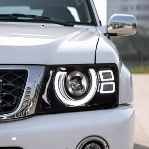 Para <span class=keywords><strong>Nissan</strong></span> Patrol Y61 2005-2013, montaje de faros automáticos, actualización de alta configuración, accesorios de lentes bifocales LED, condición nueva - Product Image 5