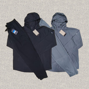 OEM Fußball-Sportanzug Herren Herbst-Sweaterjacke+Sporthose Lauf-Fitness-Jogging 2-teiliges Set Laufanzug Trainingskleidung - Product Image 3