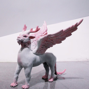 Pietra artificiale a colori 3D stampata a grandezza naturale scimmia cinese sculture mitologiche all'aperto Villa Park arte ecologica - Product Image 2