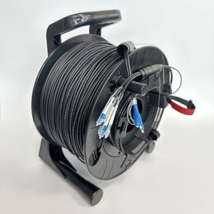 TPU-Feld Outdoor Gepanzertes Glasfaser-Patchkabel Doppelkern 5,0mm Drahtdurchmesser <span class=keywords><strong>4G</strong></span>/GSM/GPRS FTTX/FTTH Plus Wickelplatte Plus - Product Image 2