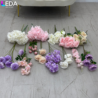 LEDA Nouveau design Centre de table de mariage Boule florale artificielle violette sphérique