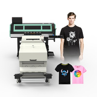Zhou Nom de Famille 60cm Film T-shirt Textile Machine D'impression Numérique Dtf Impression Pet Film 5 Tête Dtf Imprimante