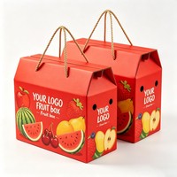 Duurzame, recyclebare, op maat gemaakte groothandelsverpakkingen van papier met gratis ontwerp voor fruit (banaan, kiwi, kers), groenten en geschenken.