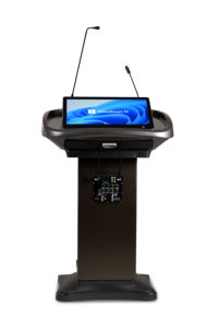 Podio Inteligente Universitario <span class=keywords><strong>para</strong></span> Conferencias, Discursos, <span class=keywords><strong>Amplificador</strong></span> de Voz Integrado, <span class=keywords><strong>Atril</strong></span> Interactivo - Product Image 5