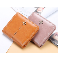 Dompet Wanita Desain Baru 2026, Tas Dompet Pendek Retro Wanita Laris Manis, Dompet Kartu Sederhana Modis, Dompet Koin Bermerek