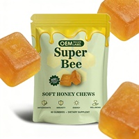 Gomitas de Miel Suaves OEM 400mg, Gomitas Energéticas de Miel de Abeja, Recuperación Muscular y Apoyo Energético, Gomitas Naturales de Propóleo