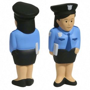 Juguete Antiestrés de Espuma de Poliuretano con Logotipo de Policía, para Apretar - Product Image 4