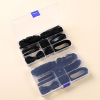 CJ863 Ensemble d'outils de coiffure pour filles et enfants, kit d'accessoires de tressage professionnel de haute qualité