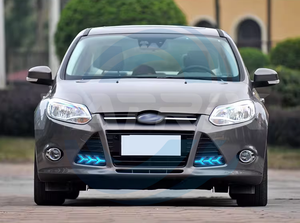 LED <strong>Auto</strong> Car DRL <strong>Daytime</strong> <strong>Running</strong> Light Bumper Front Fog <strong>Lamp</strong> With Yellow Light Daylight for Fords Focuss 2015-2019 - Product Image 3