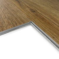 Suelo clásico y lujoso Lvp, tablón de vinilo entrelazado, suelo Lvt reciclable verde con Material 100% virgen