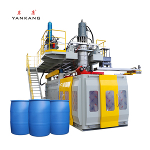 Machine d'extrusion et de soufflage de fûts en <span class=keywords><strong>plastique</strong></span> à double anneau de 200 <span class=keywords><strong>litres</strong></span>, 220 <span class=keywords><strong>litres</strong></span>, 250 <span class=keywords><strong>litres</strong></span> pour la fabrication de fûts en <span class=keywords><strong>plastique</strong></span> - Product Image 1