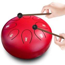 Tambor de Lengua de Acero Inoxidable de 6 Pulgadas y 8 Notas - Tambor de Lluvia Más Vendido. Fuente de Suministro Ventajosa en Plataformas de Comercio Electrónico. - Product Image 4