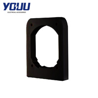 YOUU Embout de raccordement personnalisé 20 mm noir en PC à visser, certifié AS/NZS MF20-BK pour entrée/sortie de caravane