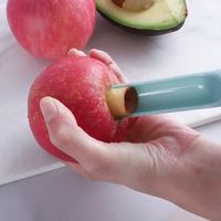 Removedor de Núcleos de Frutas Manual de Plástico PP, Descorazonador de Manzanas y Tomates Premium