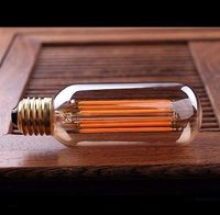 Ampoule à filament LED T45 4W, prix d'usine, 2700K blanc chaud, 220V, style Edison, lumière décorative vintage pour la maison, le café, le bar