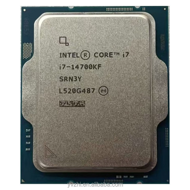 For Core I7 14700KF 20-Core 5.6GHz LGA1700 Desktop CPU-New/Used 12nm 30MB L3 Cache 64-Bit Support