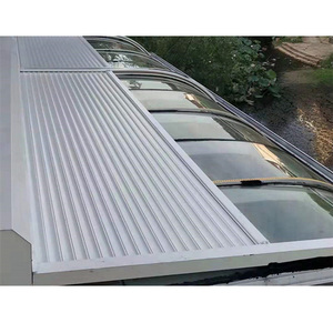 Persianas Enrollables Automáticas Modernas de Aleación de Aluminio Impermeables, Sistemas de Techo con Control Remoto, Protección Solar Ecológica para Exteriores - Product Image 1