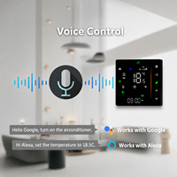 Thermostat intelligent programmable Modbus Rs485 Tuya Wifi pour ventilateur de climatisation