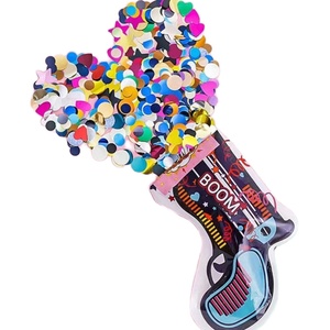 Divertida Pistola de Confeti Colorida, Juguetes de Pirotecnia Inflables Automáticos, Pistola de Pirotecnia para Fiestas de Cumpleaños y Graduación - Product Image 1
