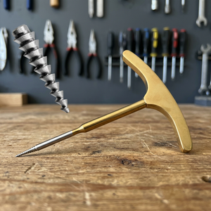 Extracteur de vis chirurgical dentaire manuel à poignée en T argenté, instrument de classe II - Product Image 6