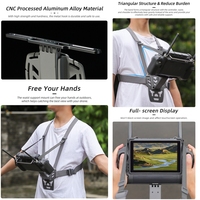 Support de maintien de la taille à télécommande Sunnylife ZJ844, support de fixation sur la poitrine pour drone DJI RC Plus