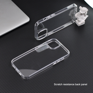 Nuevas llegadas de alta transparente antichoque suave TPU 1,5mm funda dura para teléfono móvil para iPhone 15 14 13 16 Pro Max contraportada