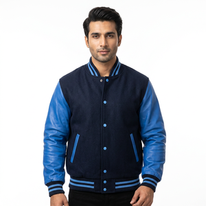 Hot Selling Custom Cool Style Winter Varsity Jackets Baseball Bomber Leather Varsity Jacket for <b>man</b> - Product Image 1