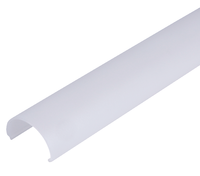 Bande lumineuse à LED Diffuseur en plastique Lampe d'armoire Couvercle d'éclairage Extrusion Modling avec service de traitement de découpe
