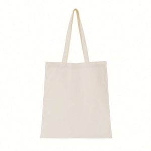 Design Wholesale Solid-color Hand-held Canvas <b>Bags</b> in Stock Blank Shopping Handbags - Product Image 5