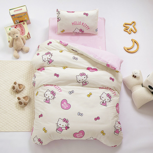 Vente directe d'usine, ensemble de literie pour enfants moderne 100% coton pur, ensemble trois pièces avec motifs de dessins animés, biologique 300tc - Product Image 6