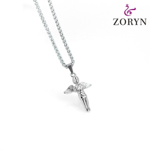 จี้พระนางฟ้าสแตนเลสสตีล สไตล์โกธิค พังก์ วินเทจ โบฮีเมียน โซริน สำหรับงานปาร์ตี้ ผู้ชาย ผู้หญิง - Product Image 3