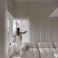 Rideaux 100% lin, élégants et raffinés, rideaux plissés pour fenêtres, ventes chaudes, plusieurs couleurs, rideaux transparents pour chambre à coucher et salon