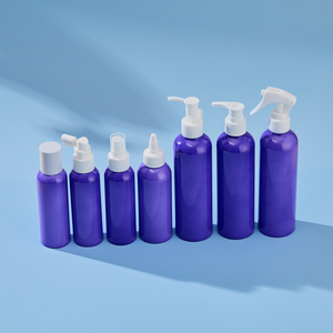 Botellas de Plástico Reciclado <span class=keywords><strong>PCR</strong></span> de 4oz y 8oz para Envases Cosméticos Ecológicos, Botellas Exprimibles para Aceite Capilar, Botellas con Tapa de Rosca Reutilizables con Aplicador - Product Image 3