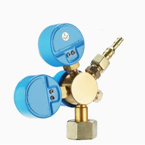 Régulateur de pression d'oxygène tout en cuivre, manomètre de propane, manomètre d'argon, manomètre GPL, manomètre de dioxyde de carbone ; exporté vers la Russie. - Product Image 3