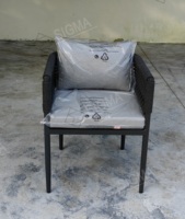 Ensemble de salle à manger pour meubles en fonte d'aluminium Ensemble de salle à manger pour l'extérieur Table et chaises de style moderne Mobilier d'extérieur Chaises de jardin