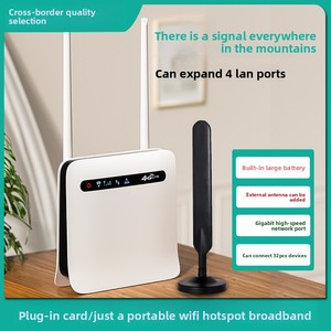 <span class=keywords><strong>Routeur</strong></span> Wi-Fi portable 4G avec carte SIM, CPE sans fil <span class=keywords><strong>5G</strong></span>, appareil de partage de connexion Internet mobile Wi-Fi 6 - Product Image 2
