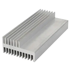 Standard 6000 Series Aluminum Heat Sink Extruded Small Size T3-T8 Temper Offering Bending Cutting Welding Punching Services