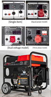 Professionnel Ze Hao 5-18KW Super Silencieux Portable Onduleur Générateur Ultra Silencieux Démarrage Électrique 4 Temps Essence Puissance Camping