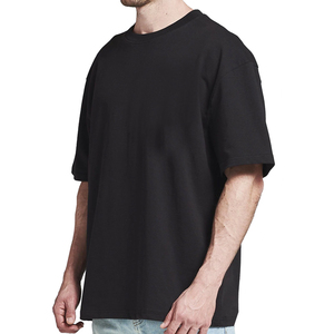 High Quality Heavy <b>Weight</b> Designer Shirt Manufacturer Custom O-neck Oversized 100% Cotton T-shirt Plain <b>Blank</b> T Shirt For Men - Product Image 2