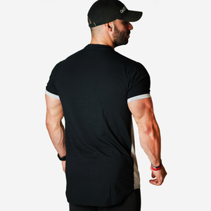 T-shirts avec logo personnalisé pour hommes T-shirts OEM de haute qualité en jersey respirant à manches courtes au design décontracté - Product Image 4