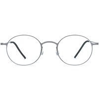 Gafas de titanio Borregls para hombre, nueva marca de diseñador, gafas redondas para mujer, ópticas, ligeras, coreanas, sin tornillos, modelo 85885